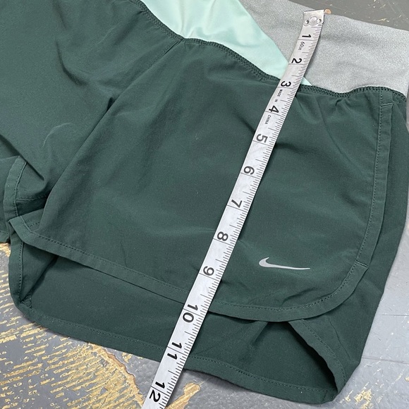 Nike Flex 4” Running Shorts 520308-332 XS Green Grey Mint Tennis Ace Court - Picture 10 of 13